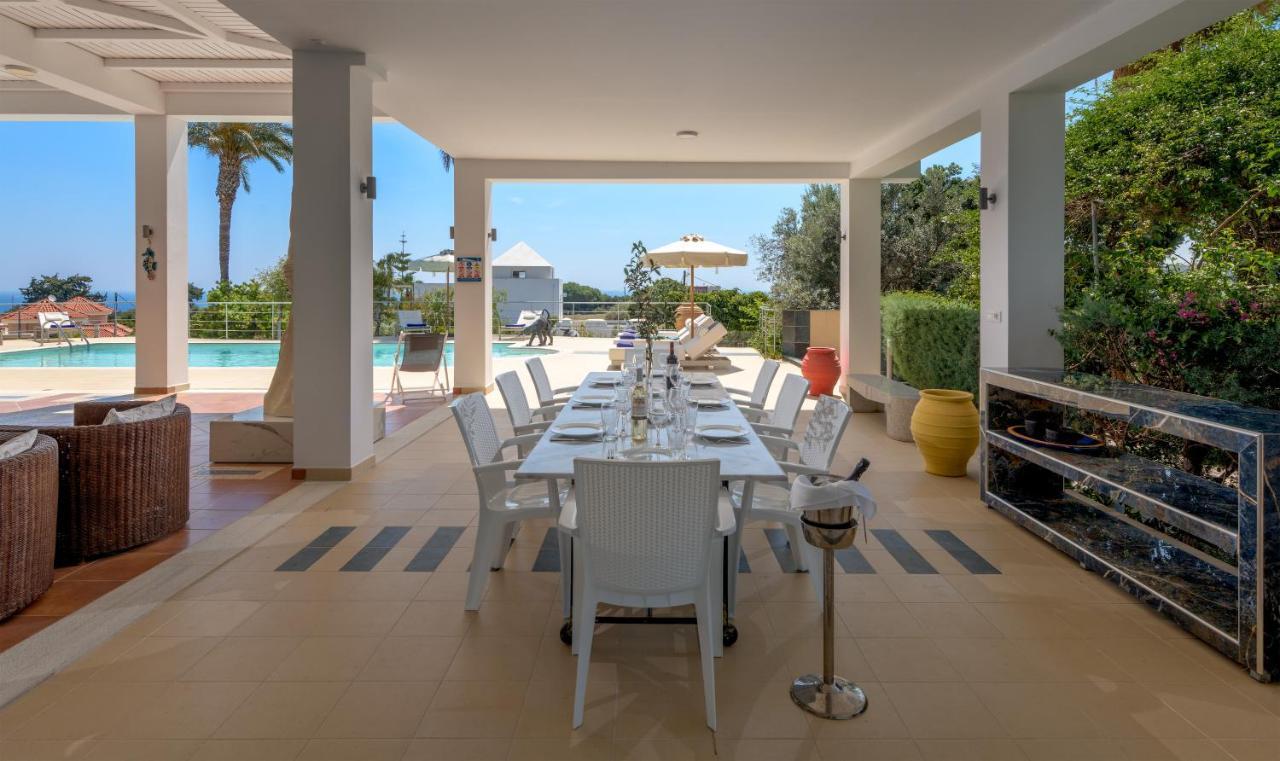 Grande Dame Villa Of Rhodes Asgourou Exteriér fotografie
