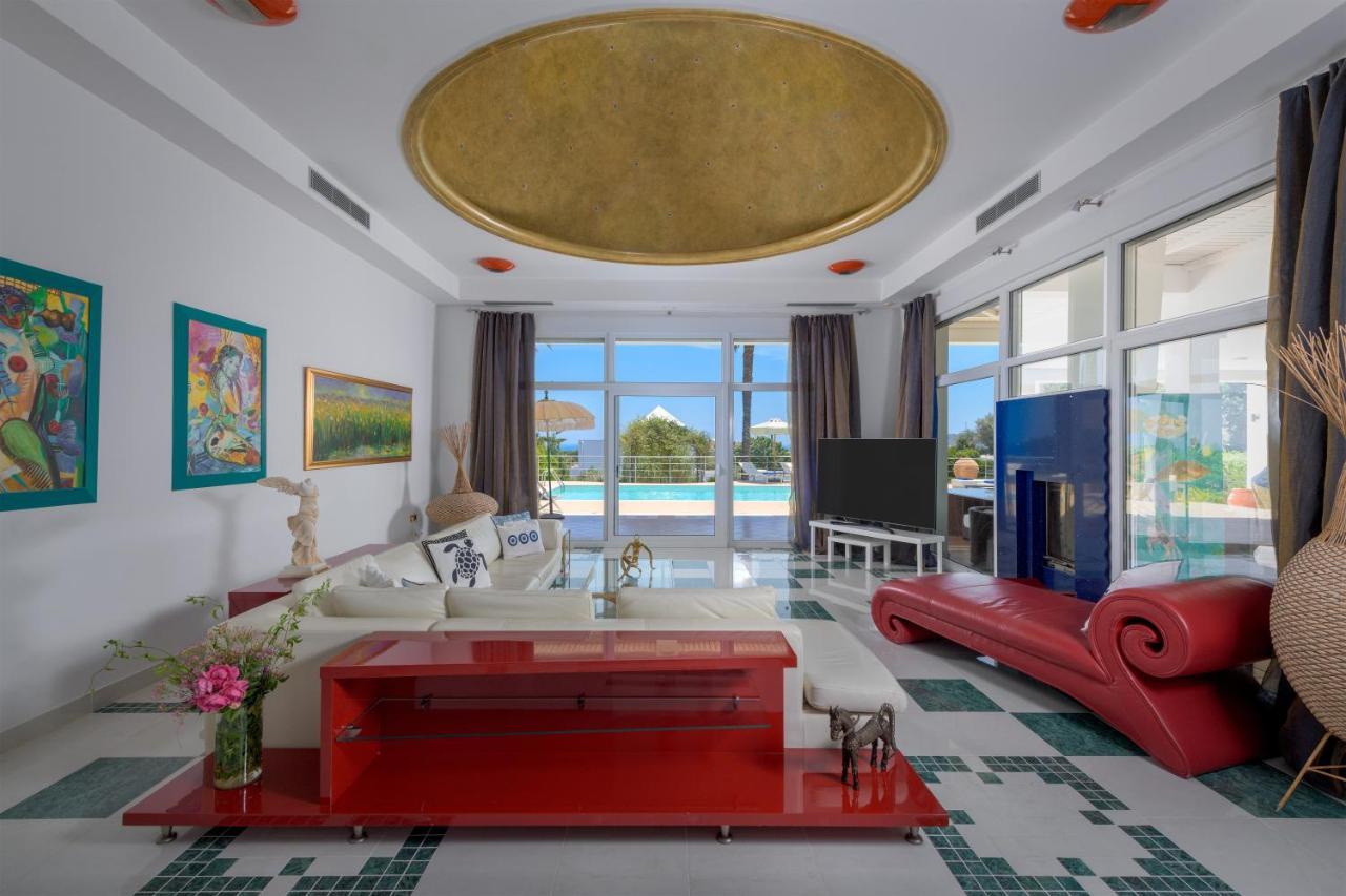 Grande Dame Villa Of Rhodes Asgourou Exteriér fotografie
